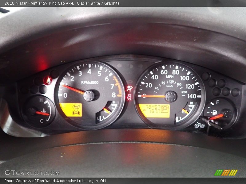 Glacier White / Graphite 2018 Nissan Frontier SV King Cab 4x4