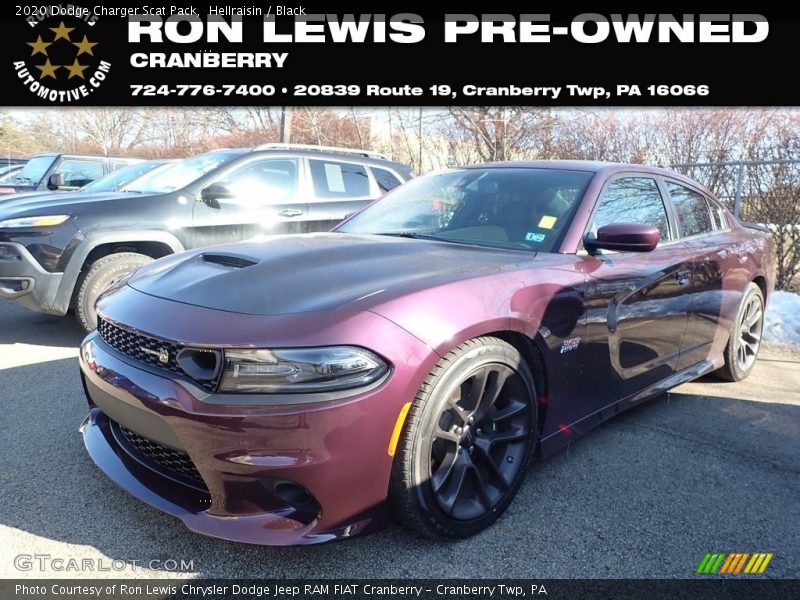 Hellraisin / Black 2020 Dodge Charger Scat Pack