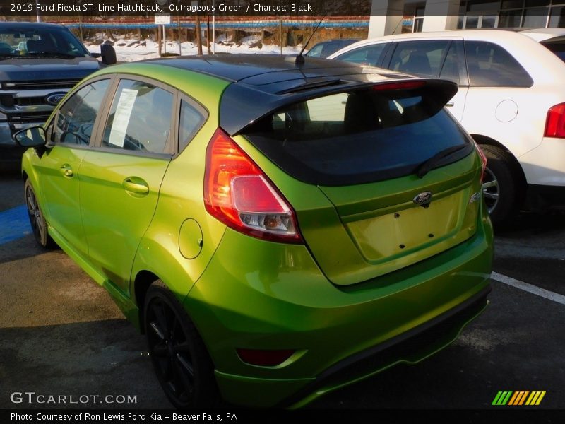 Outrageous Green / Charcoal Black 2019 Ford Fiesta ST-Line Hatchback
