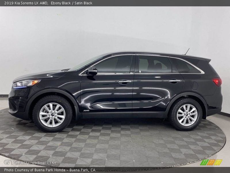 Ebony Black / Satin Black 2019 Kia Sorento LX AWD