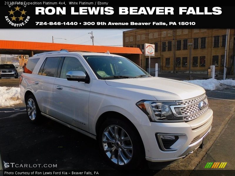White Platinum / Ebony 2018 Ford Expedition Platinum 4x4