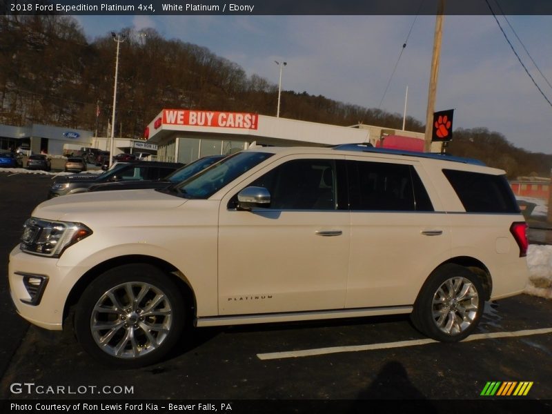 White Platinum / Ebony 2018 Ford Expedition Platinum 4x4