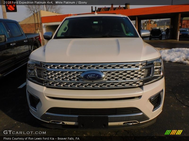 White Platinum / Ebony 2018 Ford Expedition Platinum 4x4