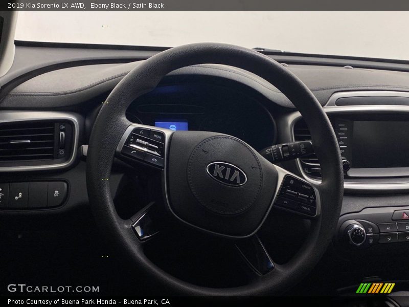 Ebony Black / Satin Black 2019 Kia Sorento LX AWD