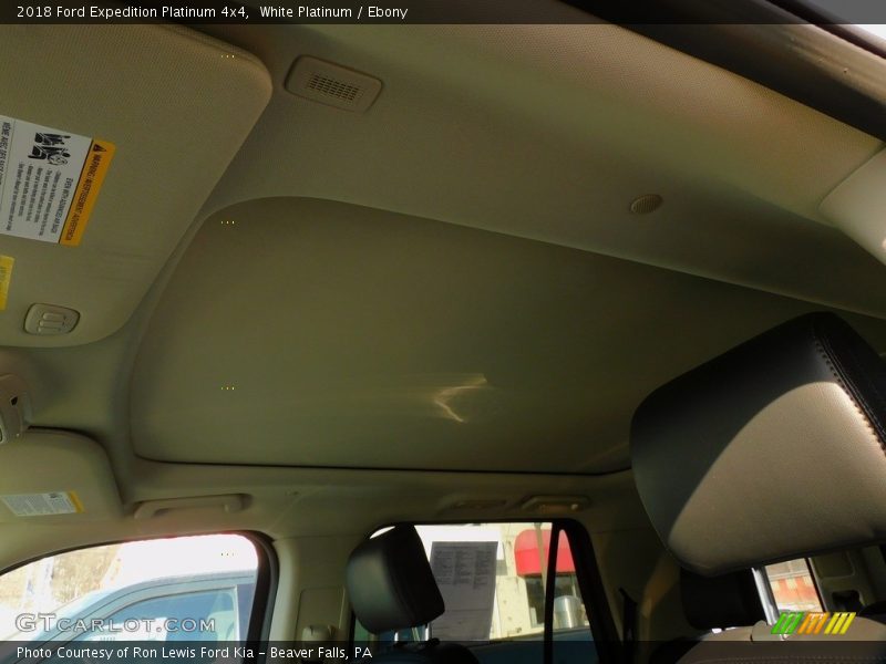 White Platinum / Ebony 2018 Ford Expedition Platinum 4x4