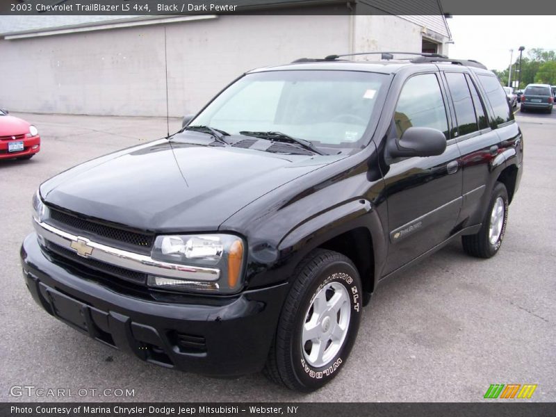 Black / Dark Pewter 2003 Chevrolet TrailBlazer LS 4x4