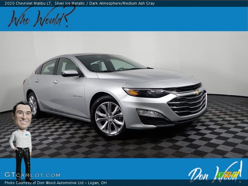 Silver Ice Metallic / Dark Atmosphere/Medium Ash Gray 2020 Chevrolet Malibu LT