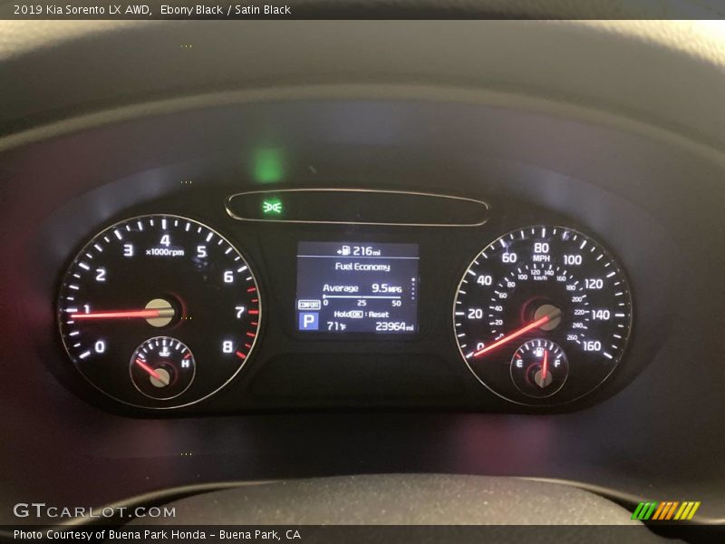 Ebony Black / Satin Black 2019 Kia Sorento LX AWD