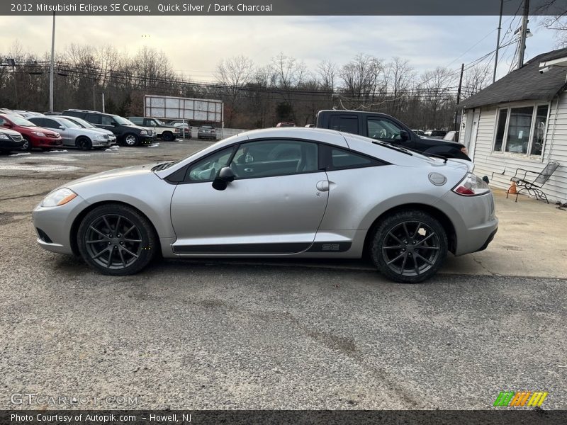Quick Silver / Dark Charcoal 2012 Mitsubishi Eclipse SE Coupe