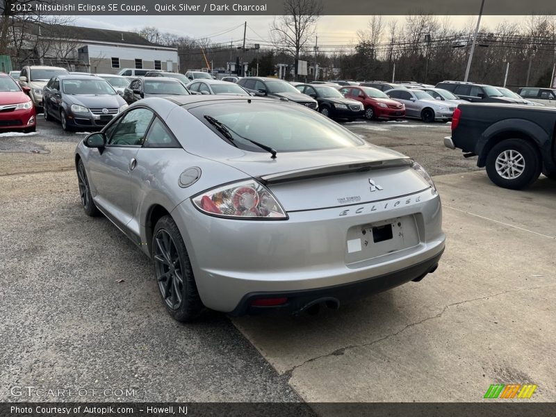 Quick Silver / Dark Charcoal 2012 Mitsubishi Eclipse SE Coupe