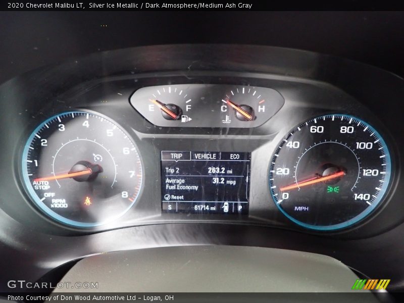 Silver Ice Metallic / Dark Atmosphere/Medium Ash Gray 2020 Chevrolet Malibu LT