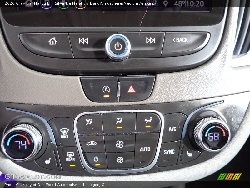 Silver Ice Metallic / Dark Atmosphere/Medium Ash Gray 2020 Chevrolet Malibu LT