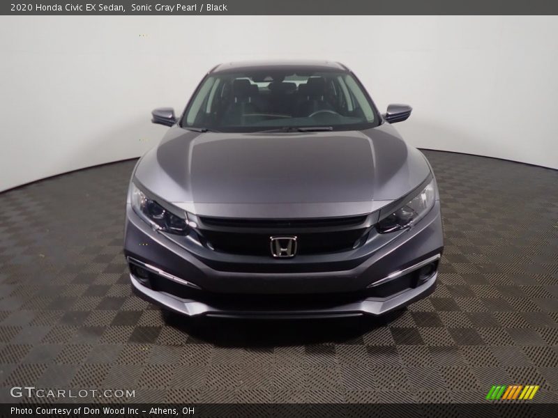 Sonic Gray Pearl / Black 2020 Honda Civic EX Sedan