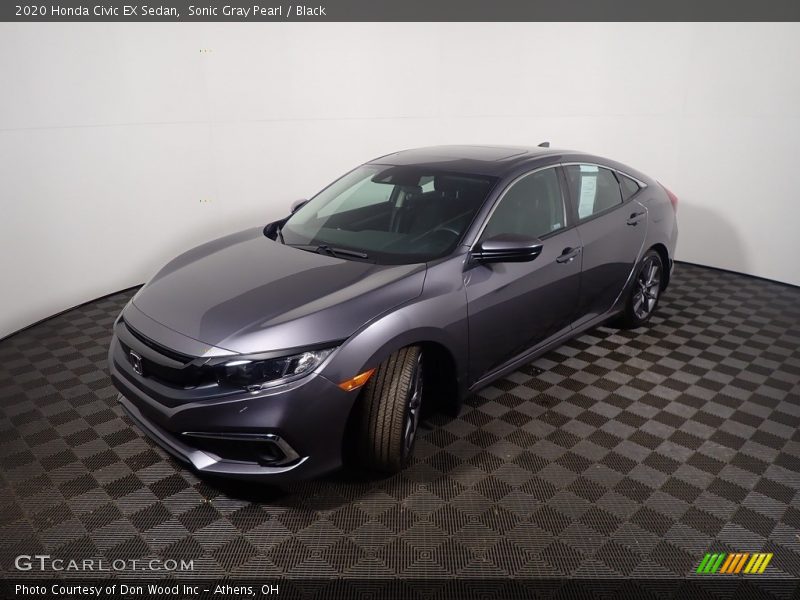 Sonic Gray Pearl / Black 2020 Honda Civic EX Sedan