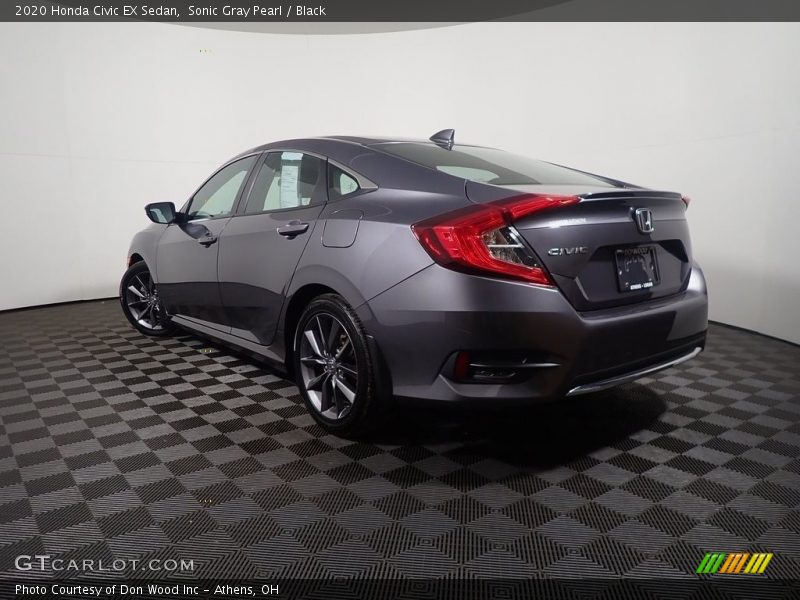 Sonic Gray Pearl / Black 2020 Honda Civic EX Sedan