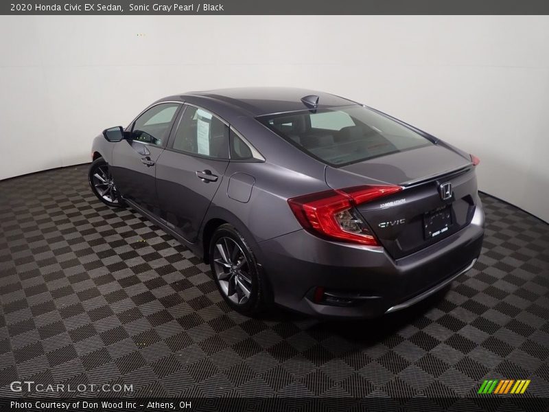 Sonic Gray Pearl / Black 2020 Honda Civic EX Sedan