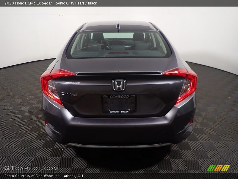 Sonic Gray Pearl / Black 2020 Honda Civic EX Sedan