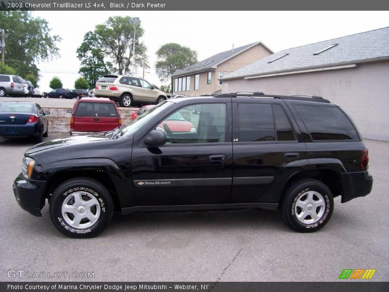 Black / Dark Pewter 2003 Chevrolet TrailBlazer LS 4x4