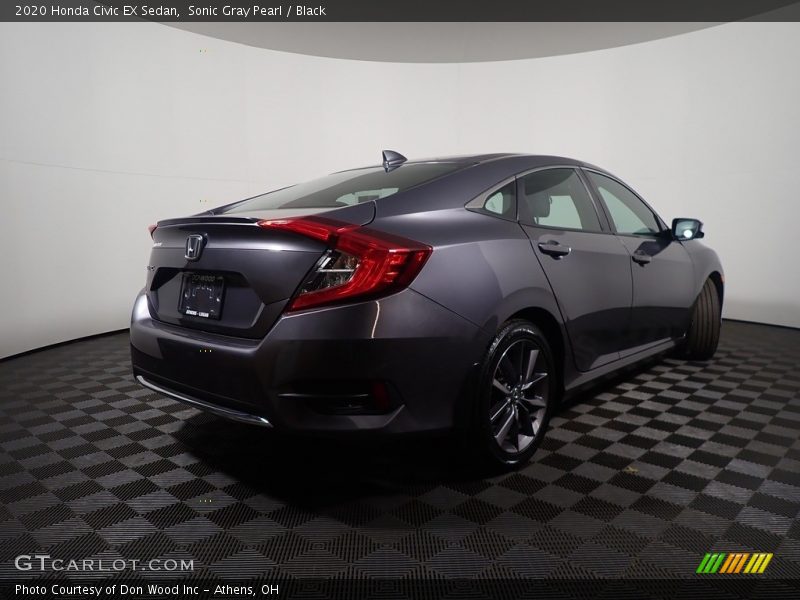 Sonic Gray Pearl / Black 2020 Honda Civic EX Sedan