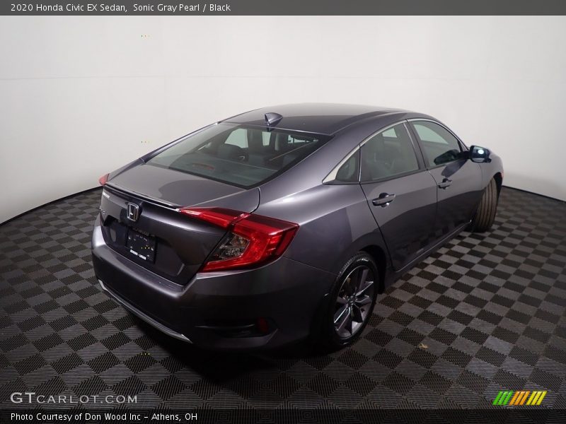 Sonic Gray Pearl / Black 2020 Honda Civic EX Sedan