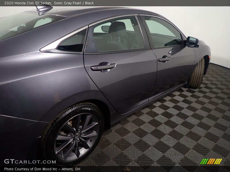 Sonic Gray Pearl / Black 2020 Honda Civic EX Sedan