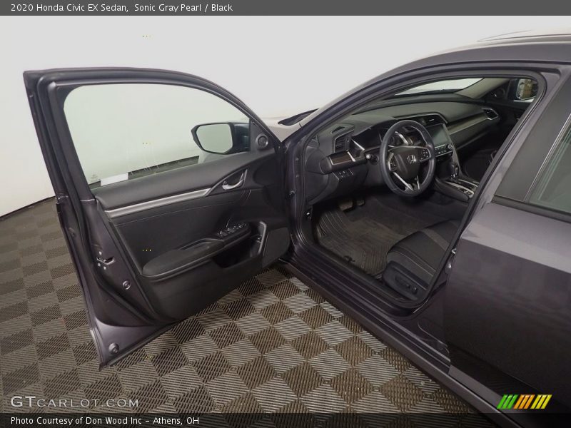 Sonic Gray Pearl / Black 2020 Honda Civic EX Sedan