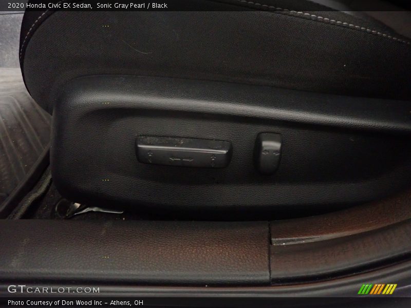 Sonic Gray Pearl / Black 2020 Honda Civic EX Sedan