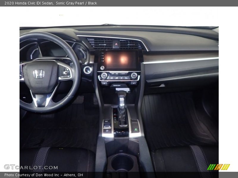 Sonic Gray Pearl / Black 2020 Honda Civic EX Sedan