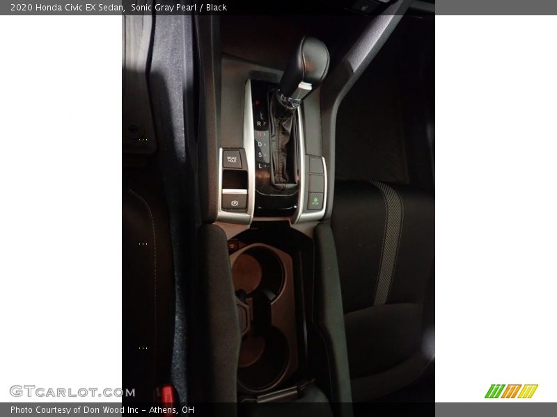 Sonic Gray Pearl / Black 2020 Honda Civic EX Sedan