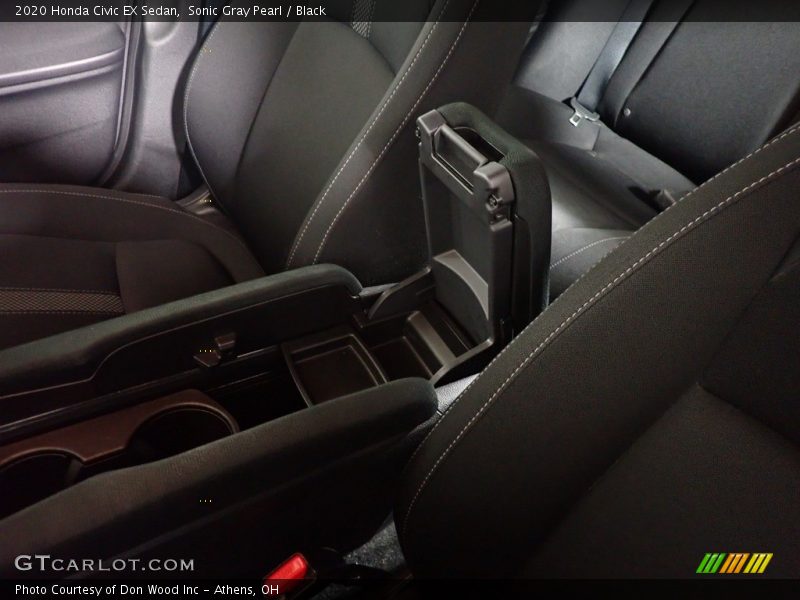 Sonic Gray Pearl / Black 2020 Honda Civic EX Sedan