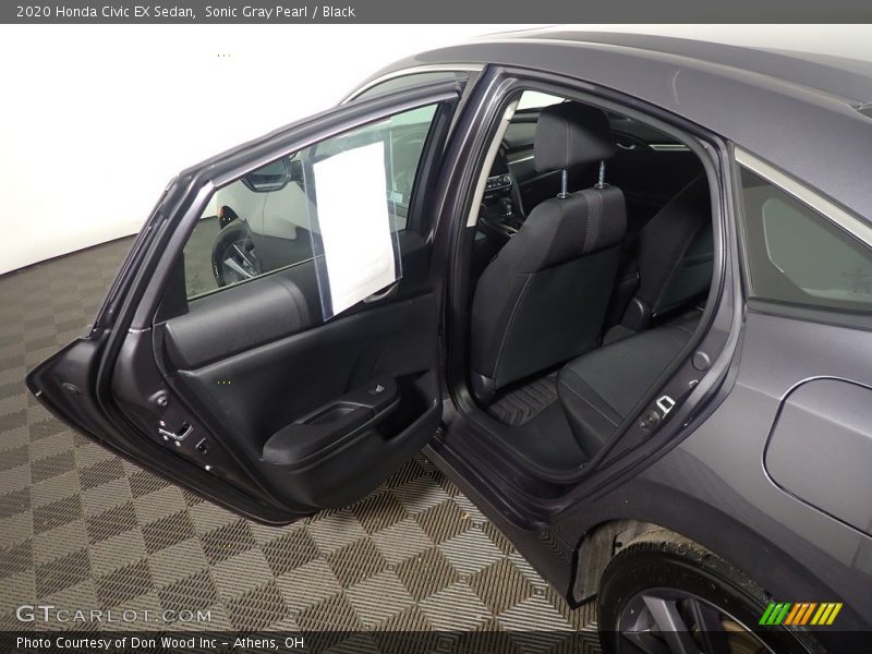 Sonic Gray Pearl / Black 2020 Honda Civic EX Sedan