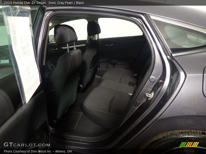 Sonic Gray Pearl / Black 2020 Honda Civic EX Sedan