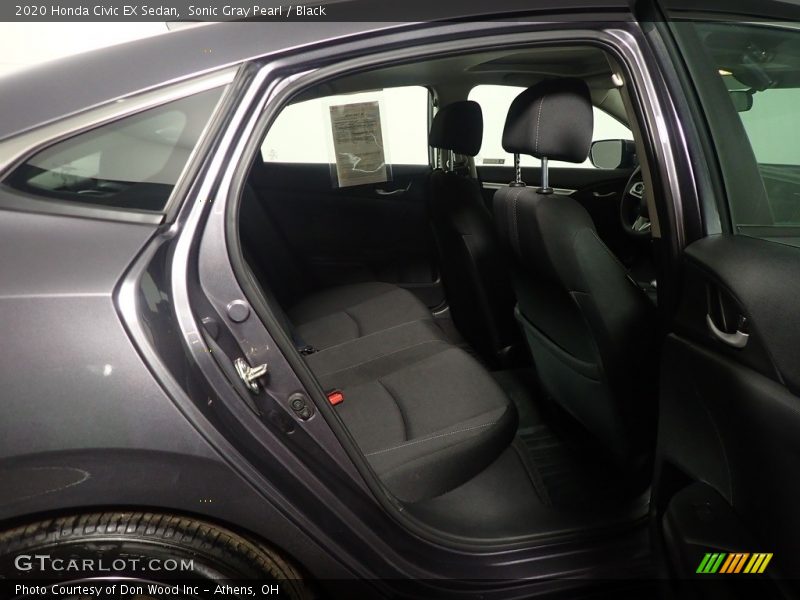 Sonic Gray Pearl / Black 2020 Honda Civic EX Sedan