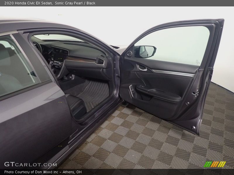 Sonic Gray Pearl / Black 2020 Honda Civic EX Sedan