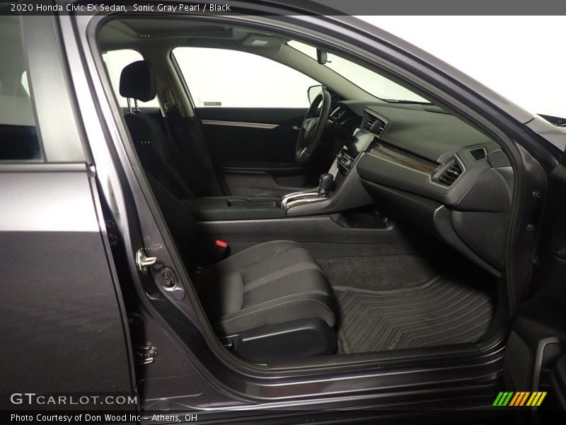 Sonic Gray Pearl / Black 2020 Honda Civic EX Sedan