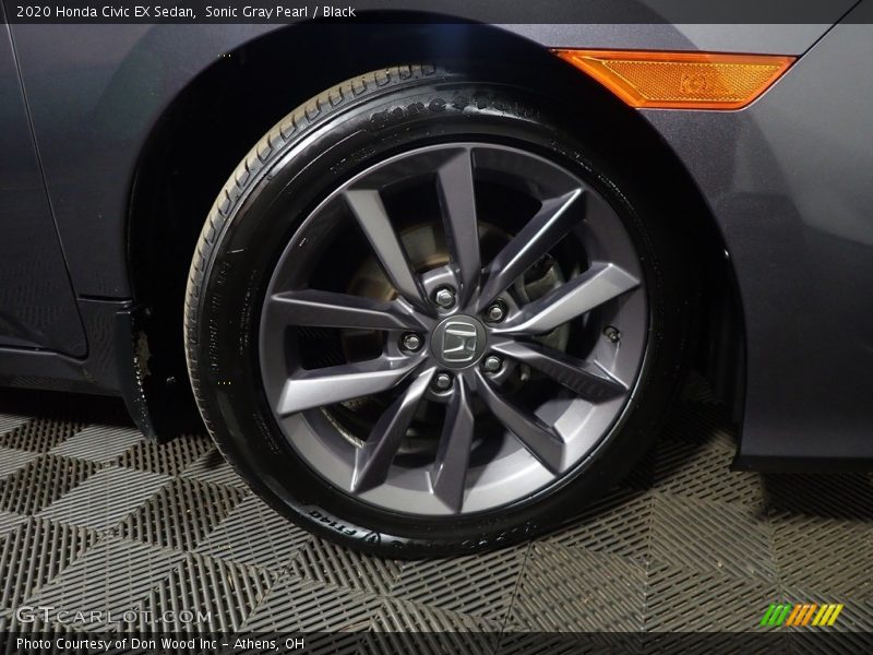 Sonic Gray Pearl / Black 2020 Honda Civic EX Sedan