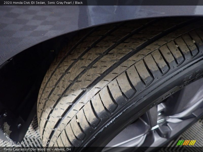 Sonic Gray Pearl / Black 2020 Honda Civic EX Sedan