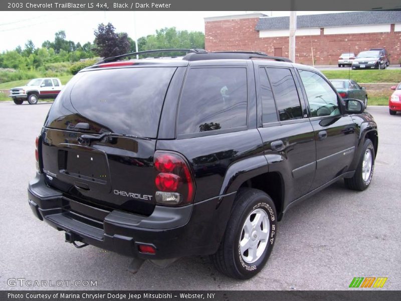 Black / Dark Pewter 2003 Chevrolet TrailBlazer LS 4x4