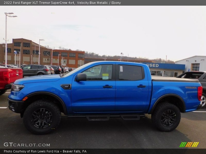  2022 Ranger XLT Tremor SuperCrew 4x4 Velocity Blue Metallic