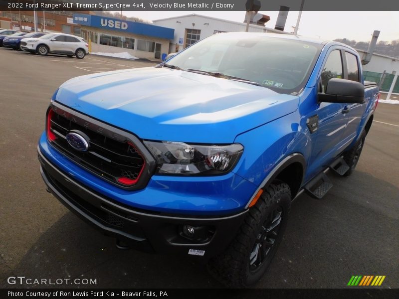 Velocity Blue Metallic / Ebony 2022 Ford Ranger XLT Tremor SuperCrew 4x4