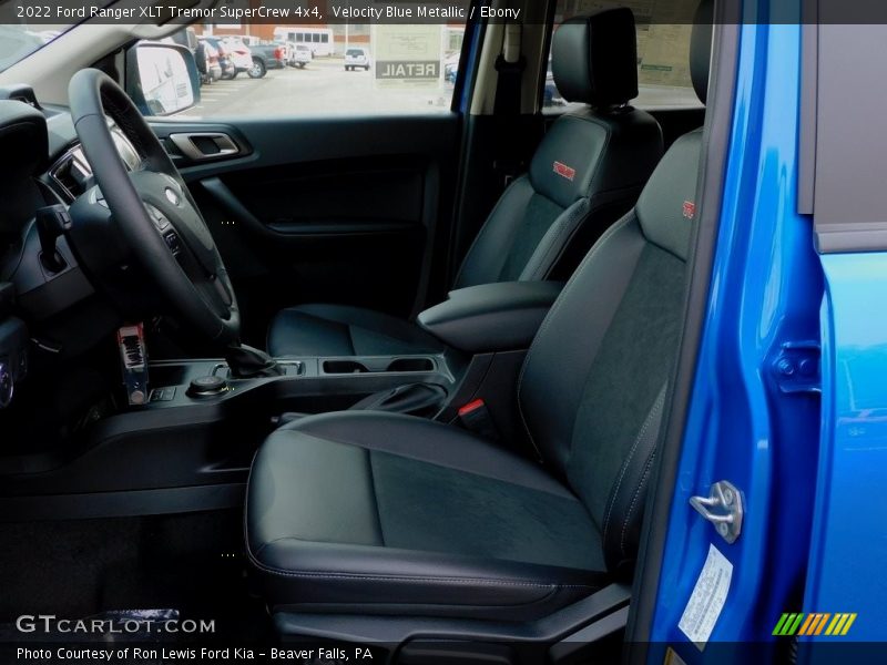 Front Seat of 2022 Ranger XLT Tremor SuperCrew 4x4