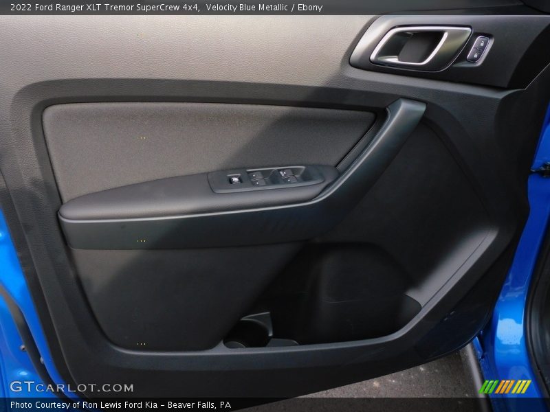 Door Panel of 2022 Ranger XLT Tremor SuperCrew 4x4