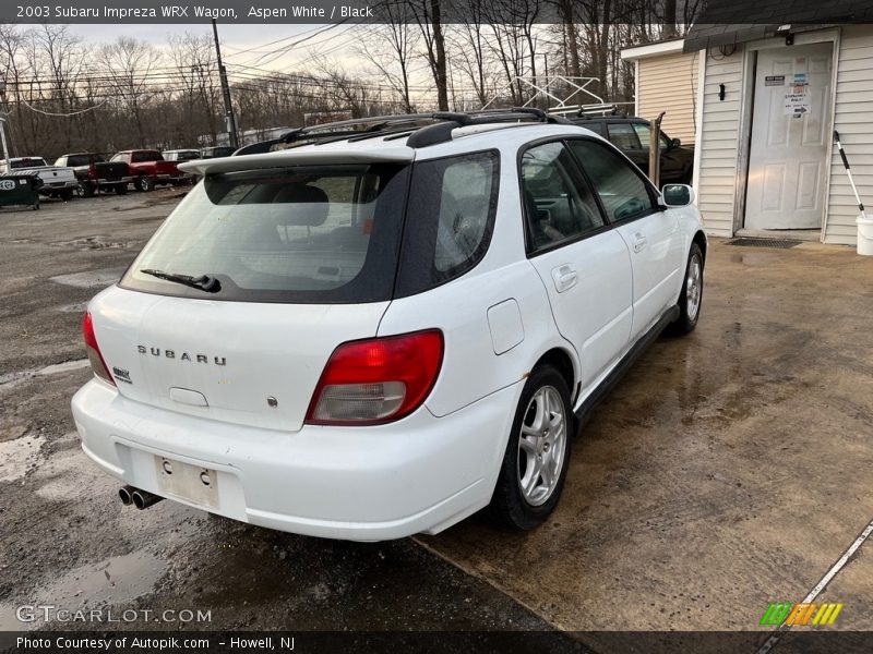 Aspen White / Black 2003 Subaru Impreza WRX Wagon