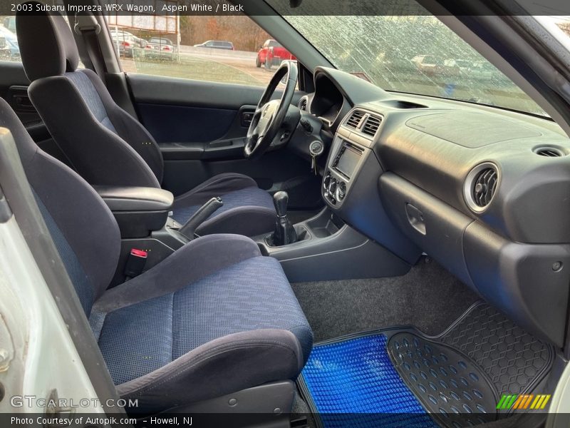 Aspen White / Black 2003 Subaru Impreza WRX Wagon