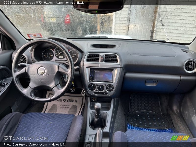 Aspen White / Black 2003 Subaru Impreza WRX Wagon