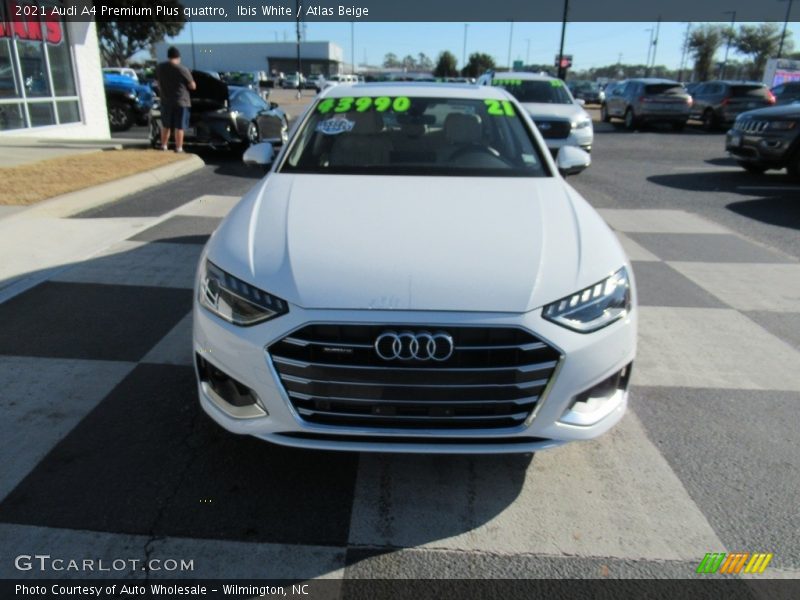 Ibis White / Atlas Beige 2021 Audi A4 Premium Plus quattro