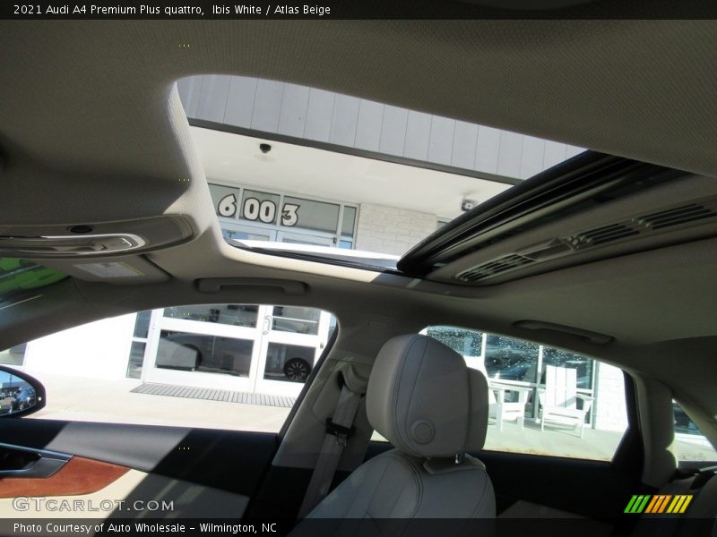 Ibis White / Atlas Beige 2021 Audi A4 Premium Plus quattro