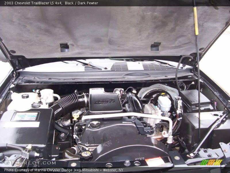 Black / Dark Pewter 2003 Chevrolet TrailBlazer LS 4x4