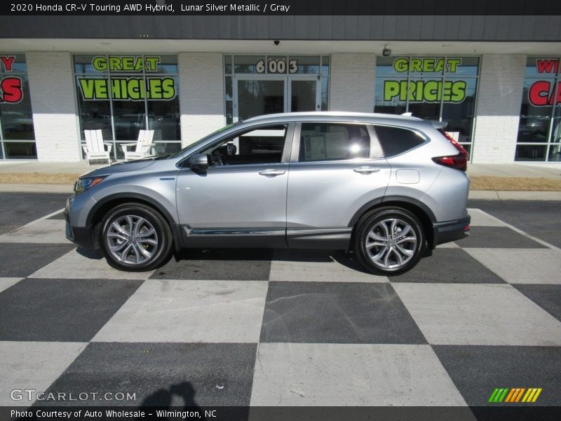 Lunar Silver Metallic / Gray 2020 Honda CR-V Touring AWD Hybrid