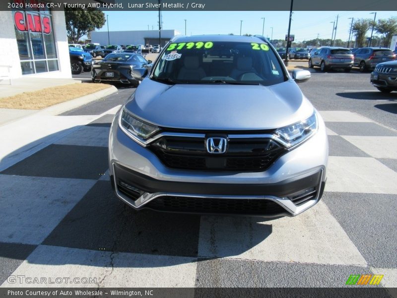 Lunar Silver Metallic / Gray 2020 Honda CR-V Touring AWD Hybrid